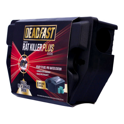 Deadfast Mouse and Rat Killer Plus All Weather 5x Bait Blocks 