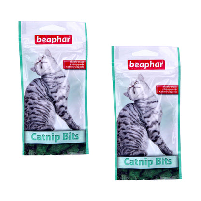 Beaphar Healthy Catnip Bits Soft Catnip Paste Filled Cat Treat Multi Packs