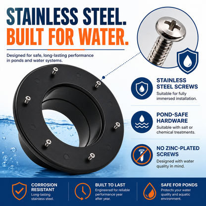 4" Flange Pond Connector Solvent Weld