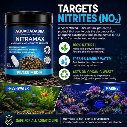 Aquacadabra NITRAMAX Nitrate Filter Media Freshwater Marine Aquarium 360g