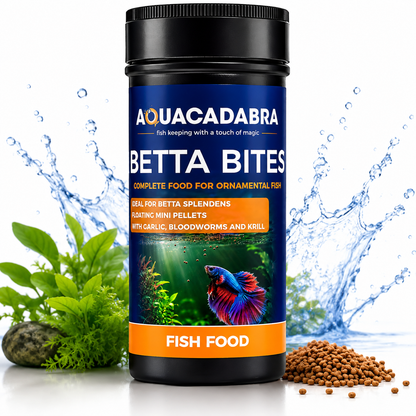 Aquacadabra Complete Fish Food Floating Mini Pellets Betta Gourami 125g