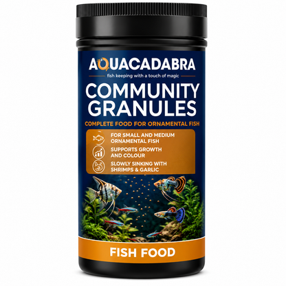 Aquacadabra Complete Ornamental Fish Food Sinking Granules Tropical Aquarium
