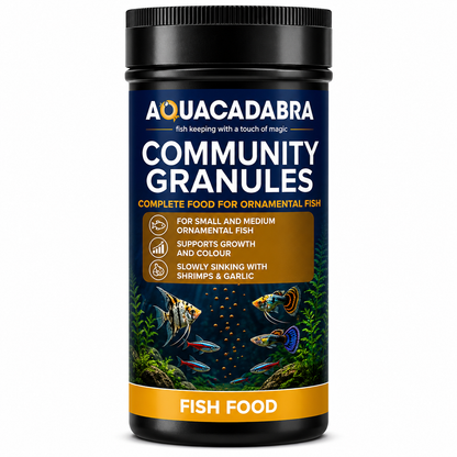 Aquacadabra Complete Ornamental Fish Food Sinking Granules Tropical Aquarium