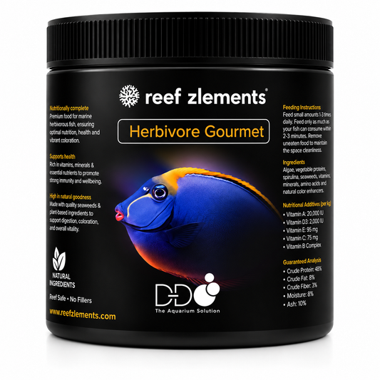 Reef Zlements Herbivore Gourmet Flakes 30g Marine Fish Food