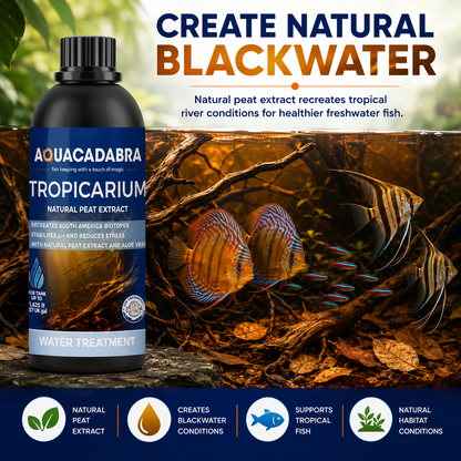 Aquacadabra Tropicarium 250ml Natural Peat Extract Blackwater Aquarium Treatment