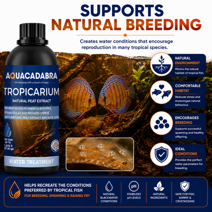 Aquacadabra Tropicarium 250ml Natural Peat Extract Blackwater Aquarium Treatment