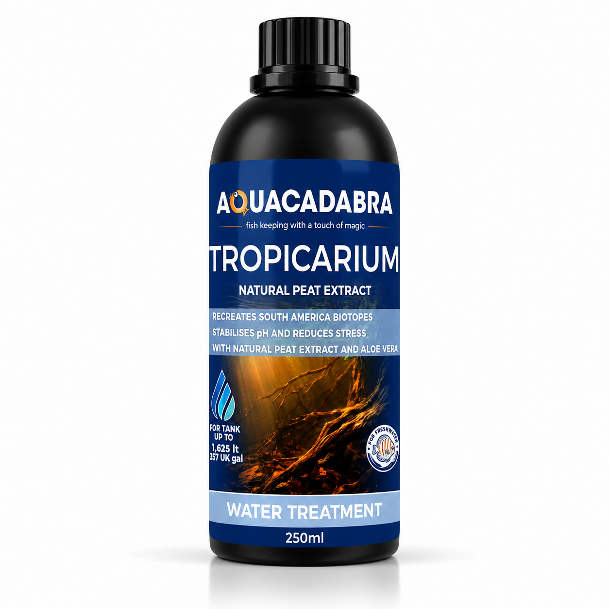 Aquacadabra Tropicarium 250ml Natural Peat Extract Blackwater Aquarium Treatment