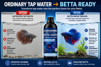 Aquacadabra Betta Water Conditioner 250ml Aquarium Tap Water Treatment