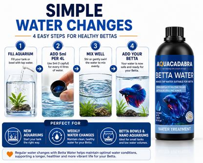 Aquacadabra Betta Water Conditioner 250ml Aquarium Tap Water Treatment