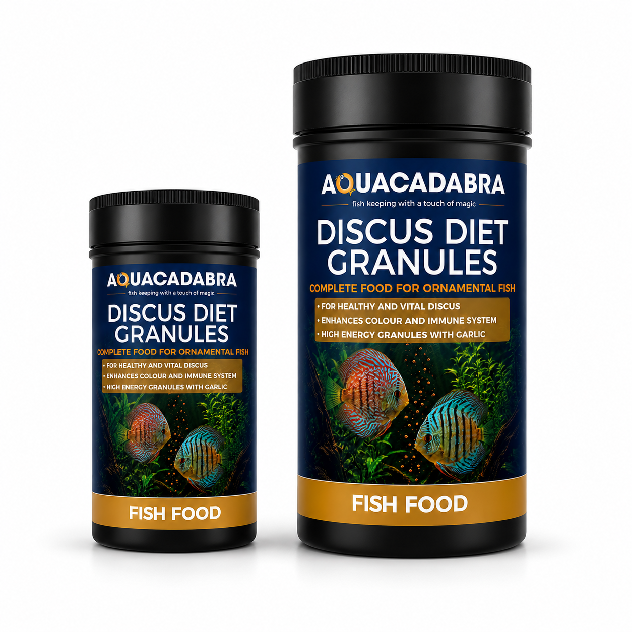 Aquacadabra Discus Diet Granules High Protein Tropical Aquarium Fish Food