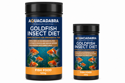 Aquacadabra Goldfish Insect Diet Sinking Granules Fish Food 125g 500g