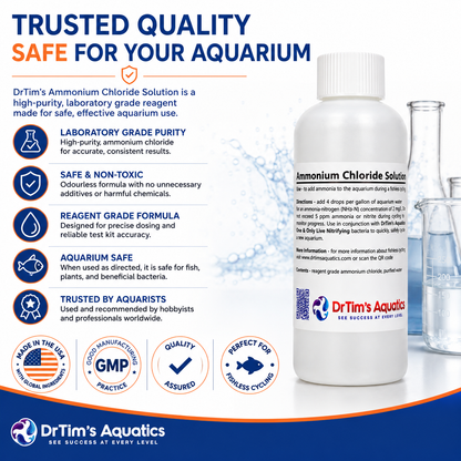 Dr Tims Fishless Cycle Ammonium Chloride Solution