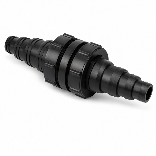 20-38mm Inline Hose Joiner Coupler | Barbed Fitting 50mm