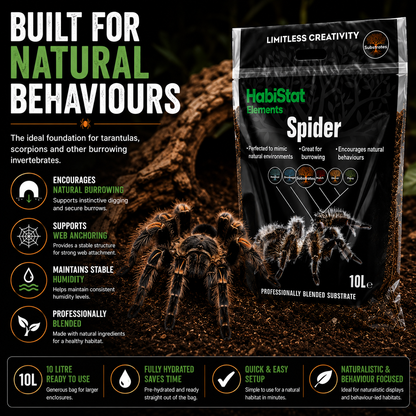 HabiStat 10L Natural Reptile Substrate Spider & Leopard Gecko Bedding