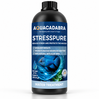Aquacadabra Stresspure Aquarium Fish Stress Relief Aloe Vera Water Treatment