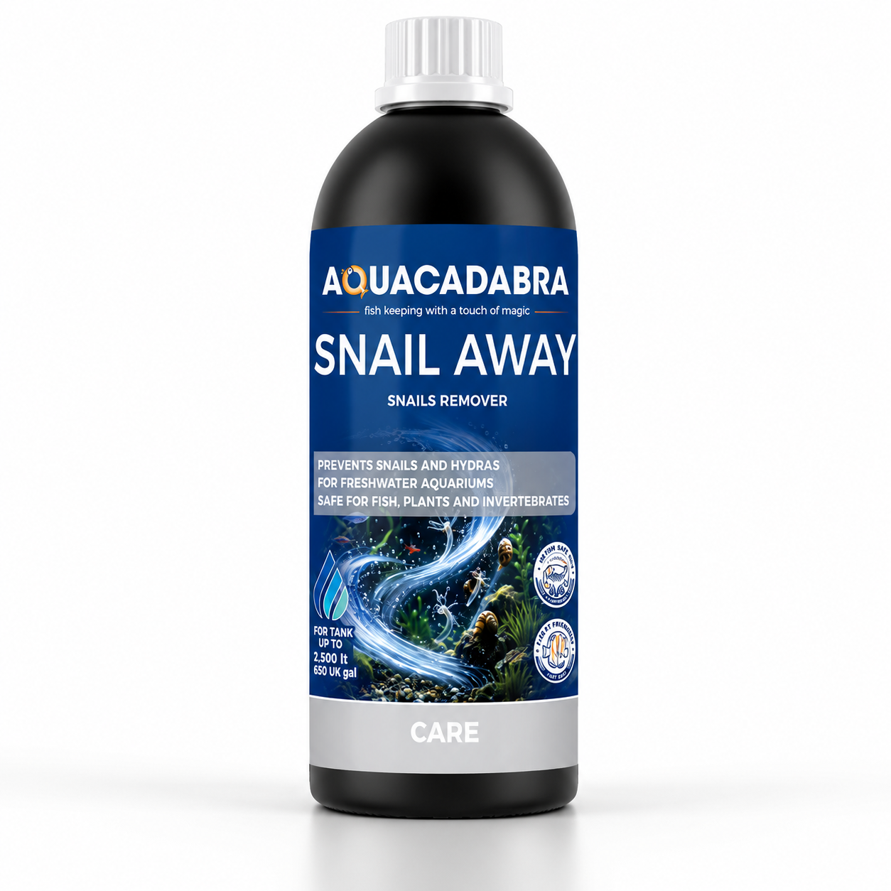 Aquacadabra Snail & Hydra Control Freshwater Aquarium Treatment 250ml 500ml