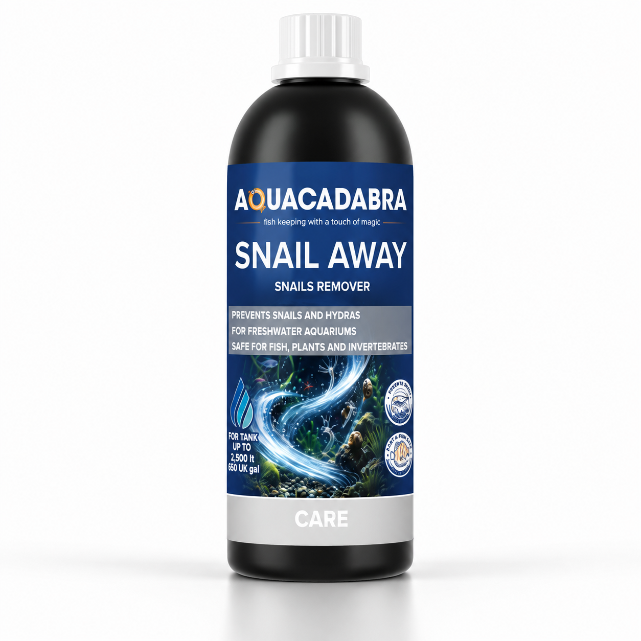 Aquacadabra Snail & Hydra Control Freshwater Aquarium Treatment 250ml 500ml