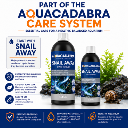 Aquacadabra Snail & Hydra Control Freshwater Aquarium Treatment 250ml 500ml