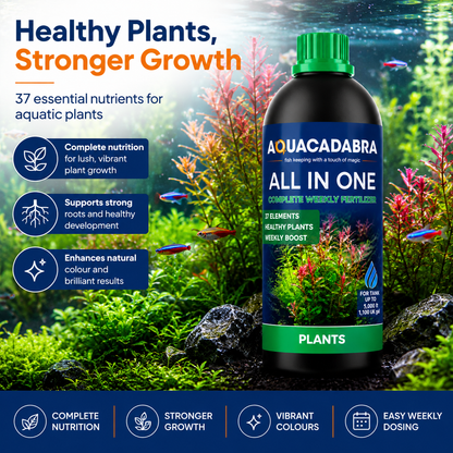 Aquacadabra All in One Aquarium Plant Fertiliser 37 Nutrients Fish Shrimp Safe