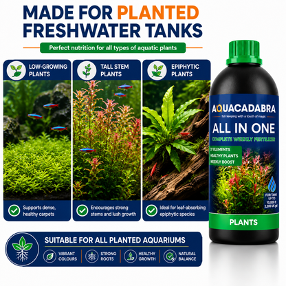 Aquacadabra All in One Aquarium Plant Fertiliser 37 Nutrients Fish Shrimp Safe