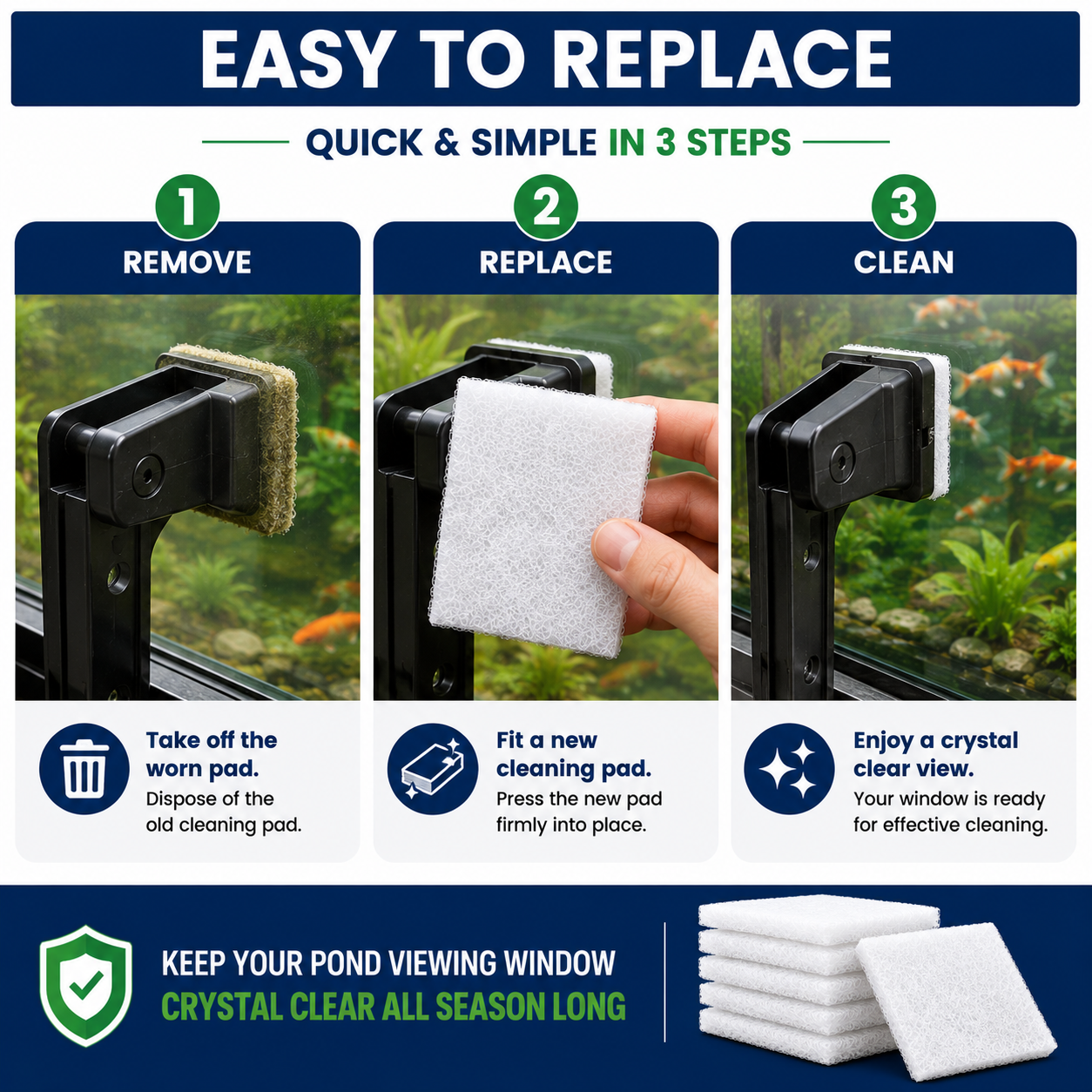 Blagdon Affinity Window Cleaning Pads (6 Pack)