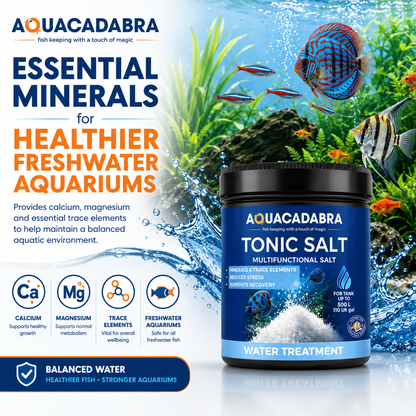 Aquacadabra Tonic Salt Freshwater Fish Aquarium RO Mineral Supplement 500g