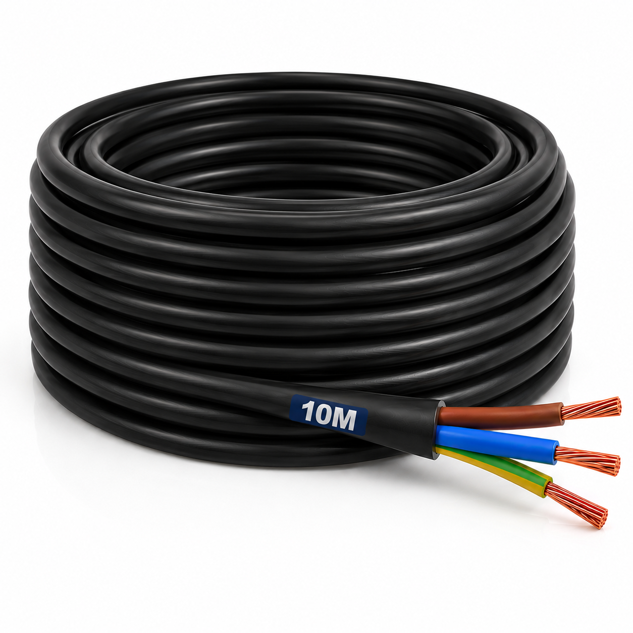 Aquacadabra Heavy Duty Black 3-Core PVC HO5VV-F Garden Cable
