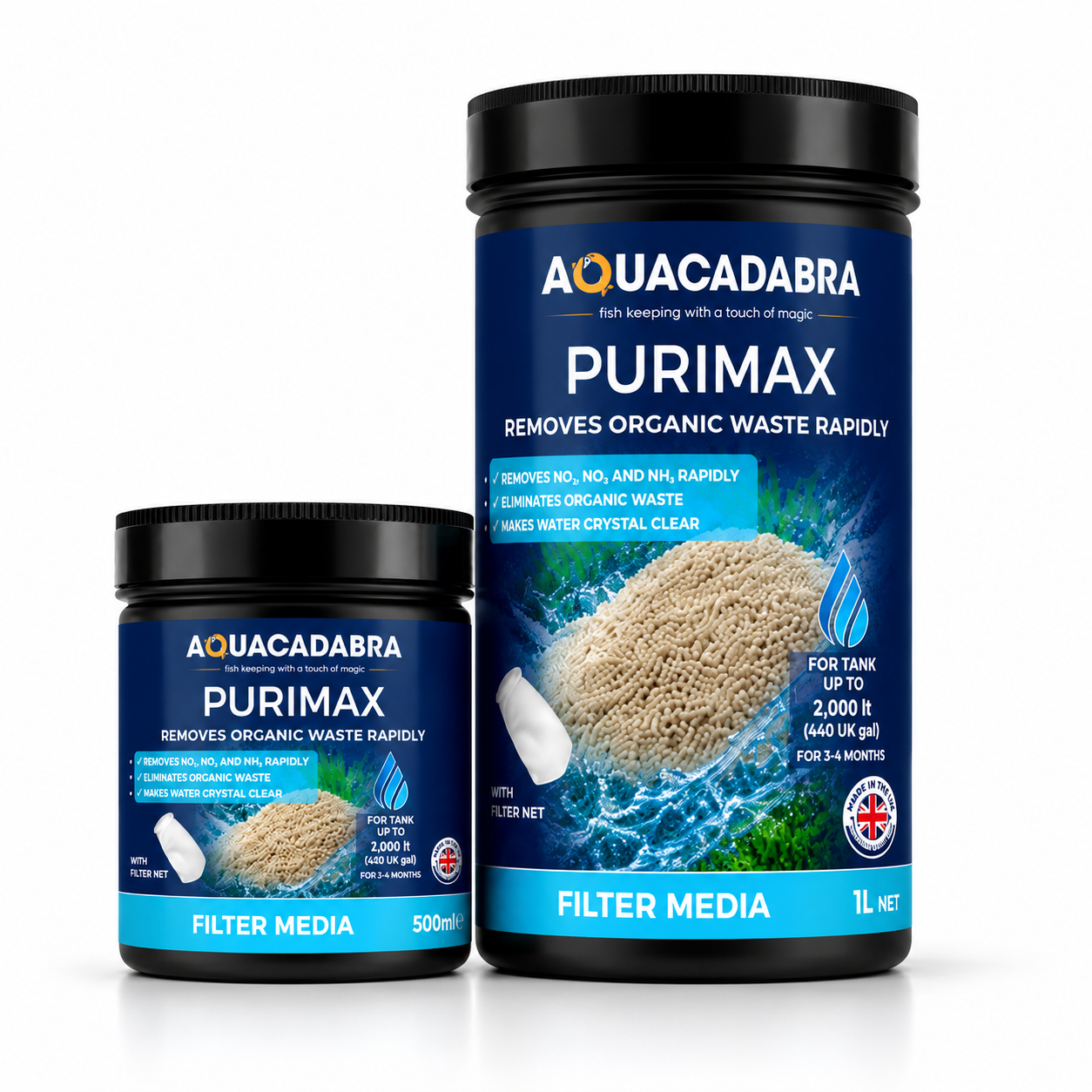 Aquacadabra Purimax Nitrite Removal Filter Resin Freshwater Aquarium