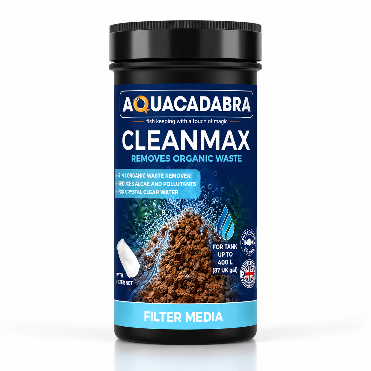 Aquacadabra Filter Media Nitrite Nitrate Ammonia Phosphate Aquarium 500ml 1L
