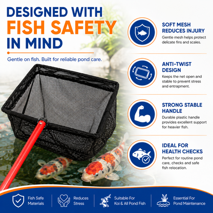 Simply Pond Fish Catch Nets (8" x 6")