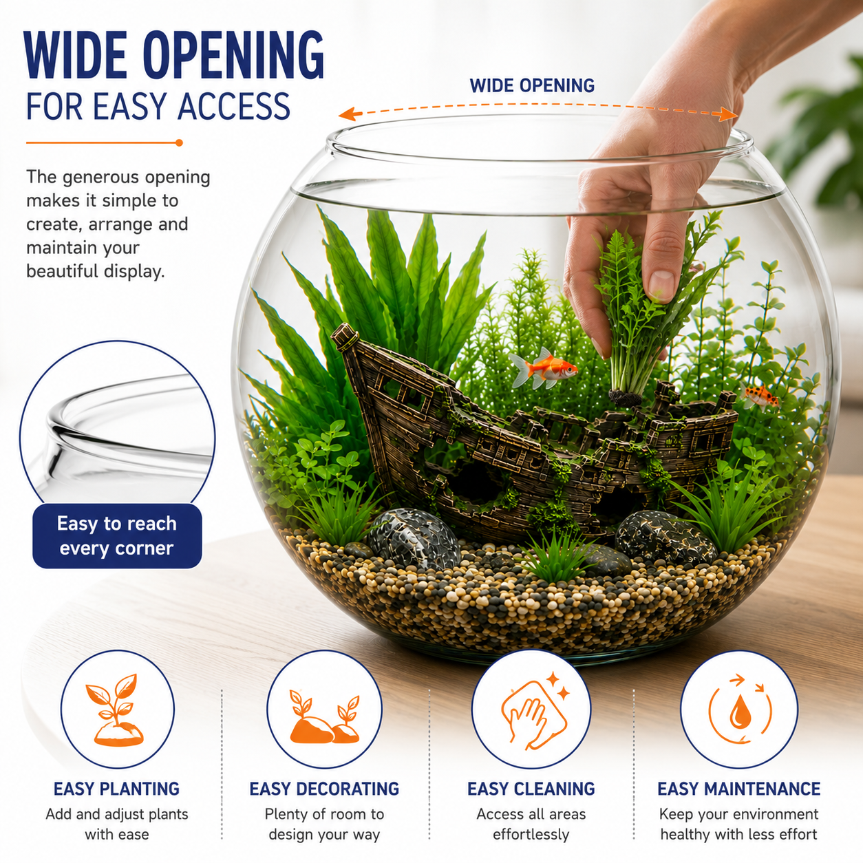 Glass Aquarium Fish Bowls