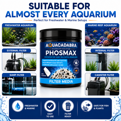 Aquacadabra Phosmax Phosphate Removal Filter Media Aquarium 350g