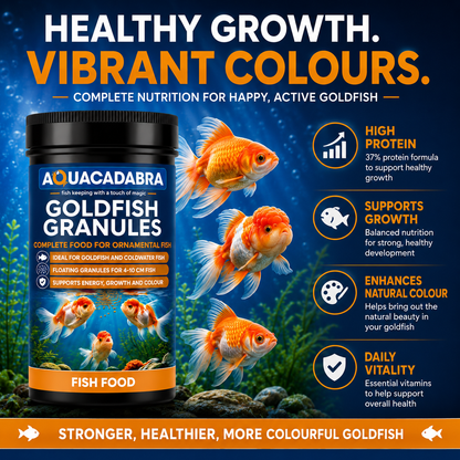 Aquacadabra Goldfish Food Floating Granules Aquarium Fish Food 108g 430g