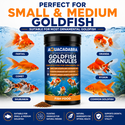 Aquacadabra Goldfish Food Floating Granules Aquarium Fish Food 108g 430g