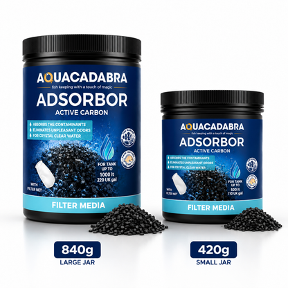Aquacadabra Activated Carbon Charcoal Aquarium Filter Media Freshwater Marine
