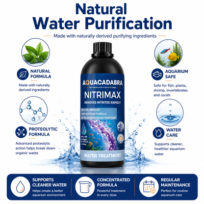 Aquacadabra Nitrimax Nitrite Treatment Aquarium Freshwater Marine 250ml 500ml