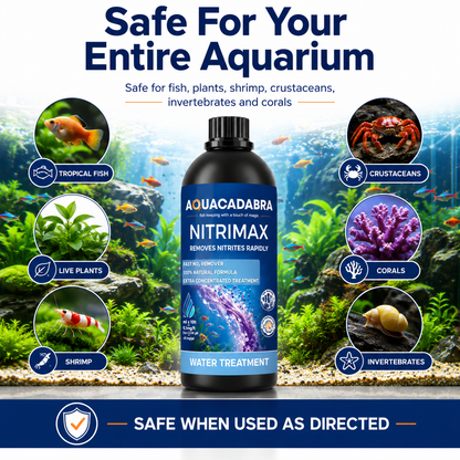 Aquacadabra Nitrimax Nitrite Treatment Aquarium Freshwater Marine 250ml 500ml