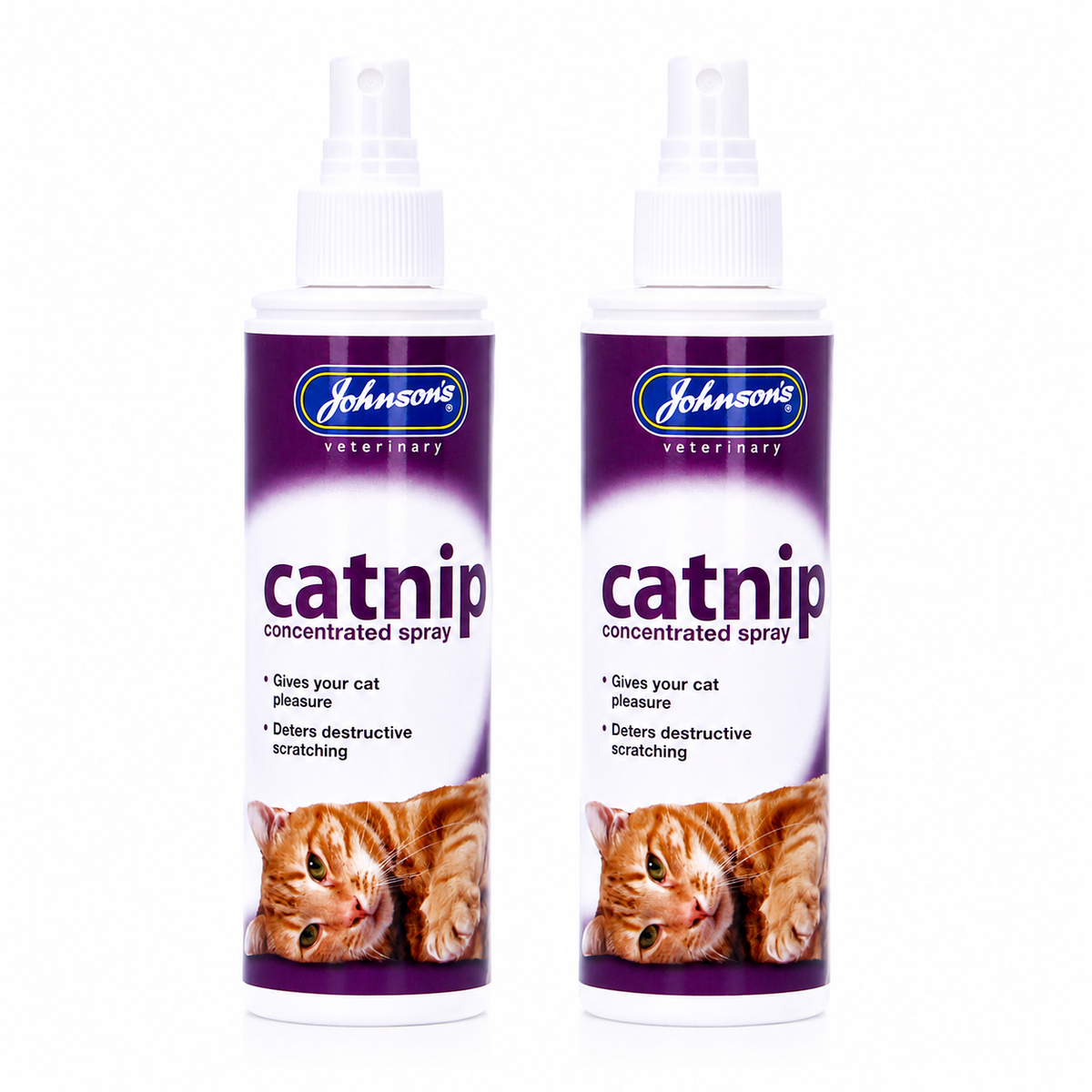 Johnsons Catnip Spray for Cats Natural Cat Mint Oil Toy Scratching Post
