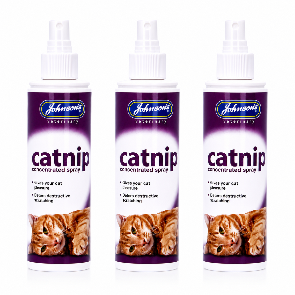 Johnsons Catnip Spray for Cats Natural Cat Mint Oil Toy Scratching Post
