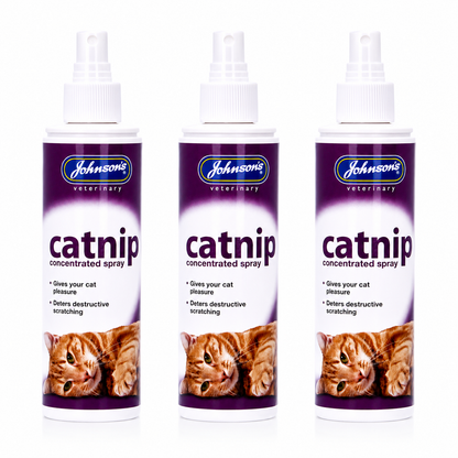 Johnsons Catnip Spray for Cats Natural Cat Mint Oil Toy Scratching Post