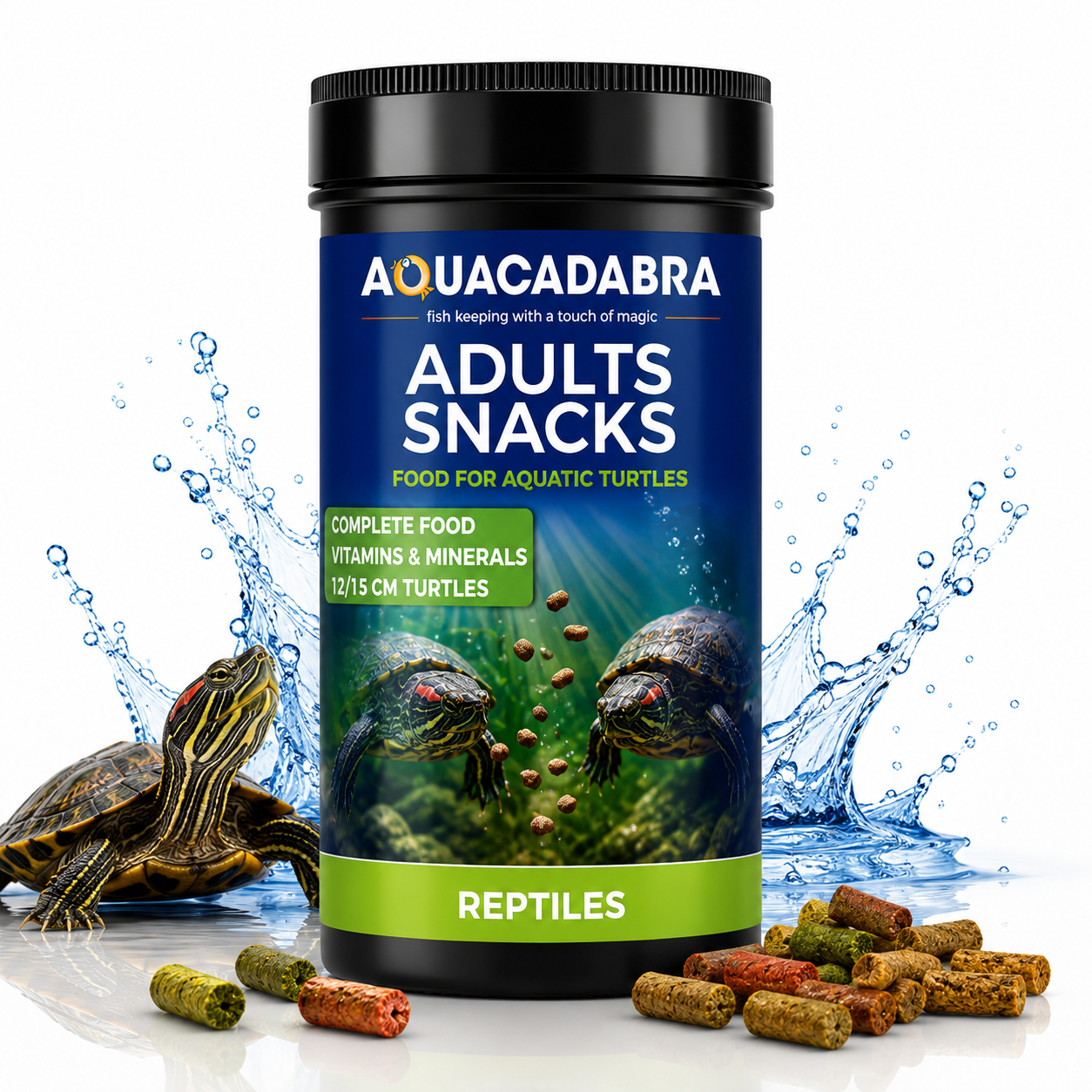 Aquacadabra Adult Aquatic Turtle Reptile Food Complete Pellets 340g