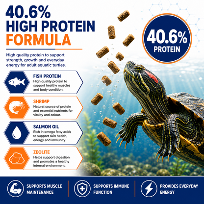 Aquacadabra Adult Aquatic Turtle Reptile Food Complete Pellets 340g