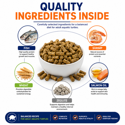 Aquacadabra Adult Aquatic Turtle Reptile Food Complete Pellets 340g