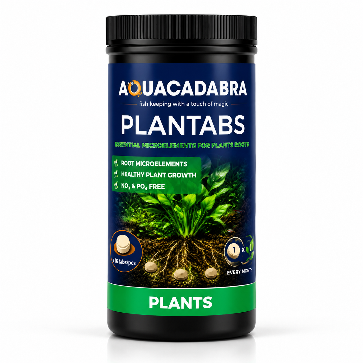 Aquacadabra Plantabs Root Tabs Aquarium Plant Fertiliser 100 Tablets 87g