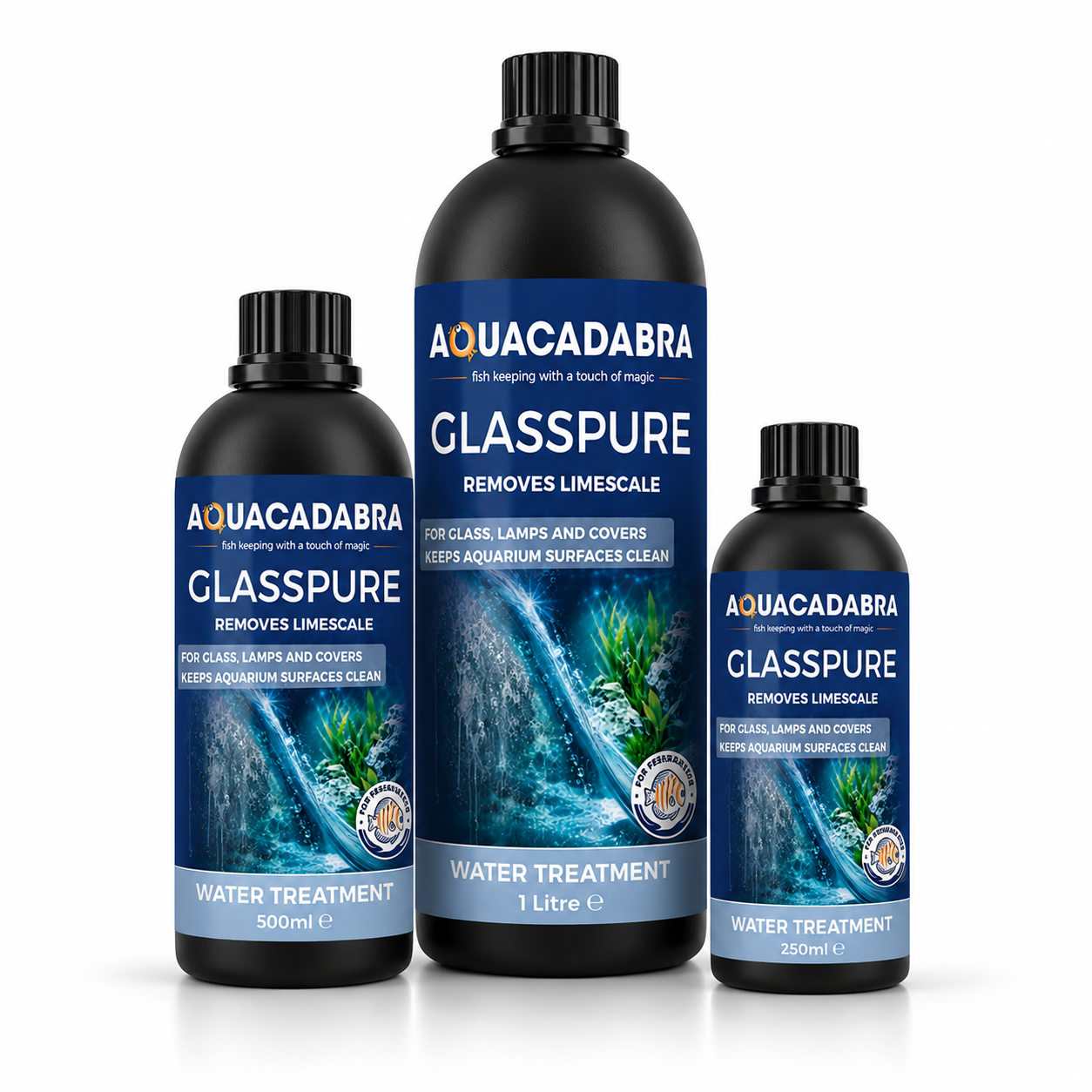 Aquacadabra GlassPure Aquarium Glass Limescale & Water Mark Remover Cleaner