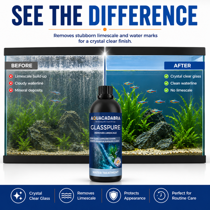 Aquacadabra GlassPure Aquarium Glass Limescale & Water Mark Remover Cleaner