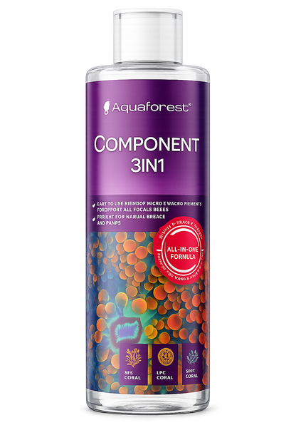 Aquaforest Component 3 in 1 Marine Reef Dosing Balling Solution Calcium Mg KH