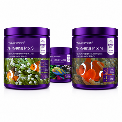 Aquaforest Marine Mix Flake Food | Premium Fish Diet | 25g, 120g (Small/Medium)