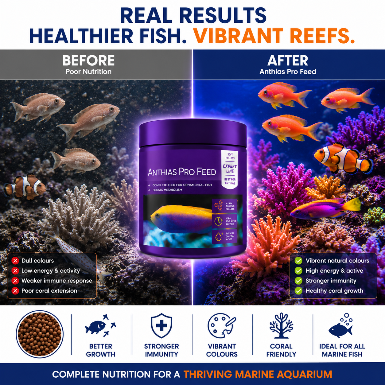 Aquaforest Anthias Fish Food Mysis 120g