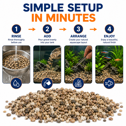 Aquacadabra 25Kg Multi-Purpose Natural Pea Gravel